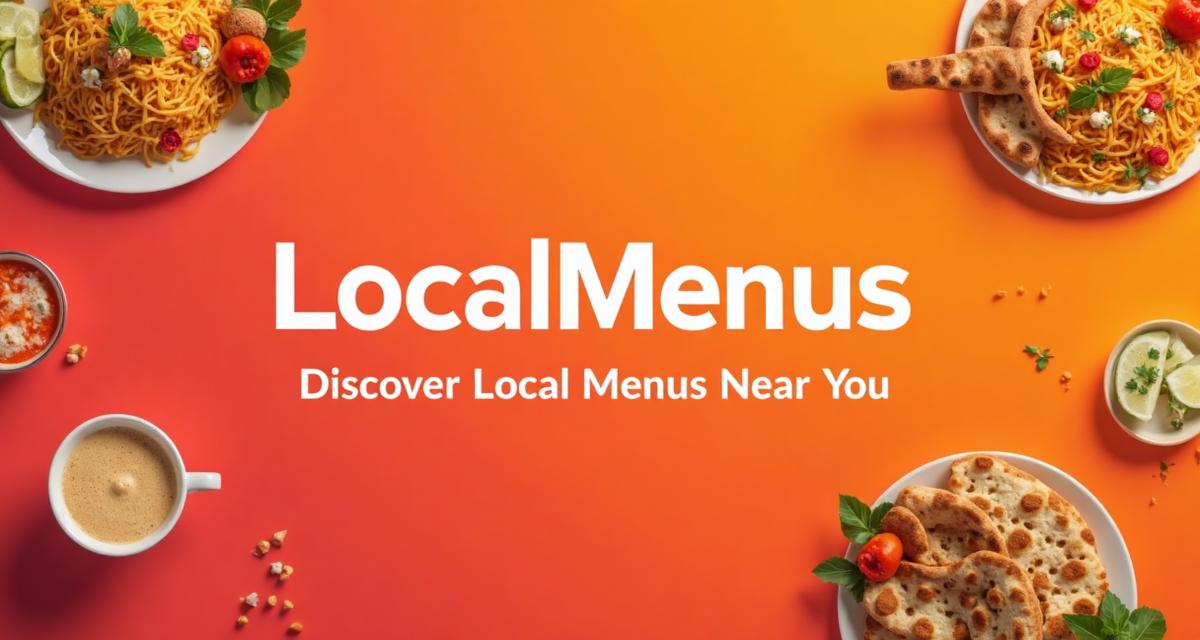 Local Menu Sign LocalMenus - Digital QR Menus for Local Shops in Vizag